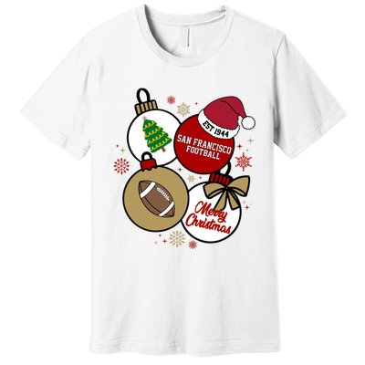 Merry Christmas San Francisco Football Est 1944 Premium T-Shirt