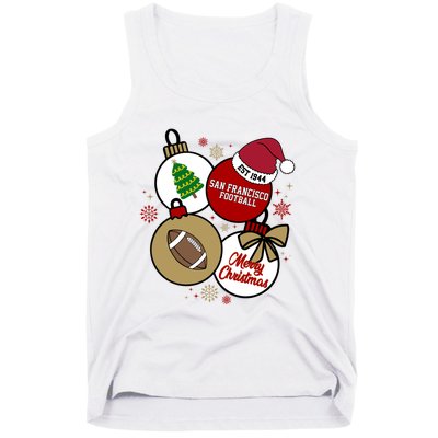 Merry Christmas San Francisco Football Est 1944 Tank Top