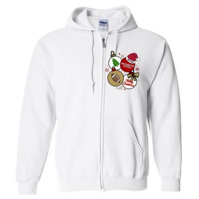 Merry Christmas San Francisco Football Est 1944 Full Zip Hoodie