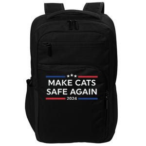 Make Cats Safe Again Funny 2024 Presidential Election Impact Tech Backpack