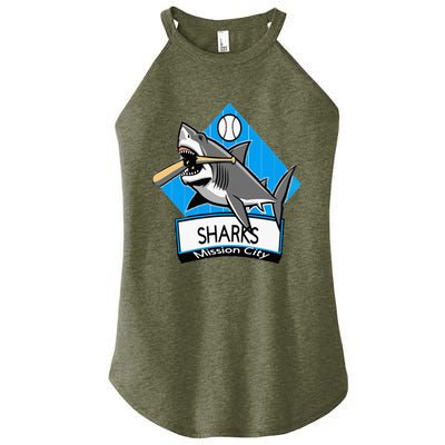 Mission City Sharks Baseball Women’s Perfect Tri Rocker Tank