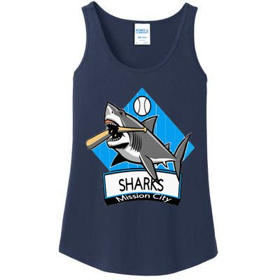 Mission City Sharks Baseball Ladies Essential Tank