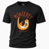 Monterey California Sea Otter Design Cooling Performance Crew T-Shirt