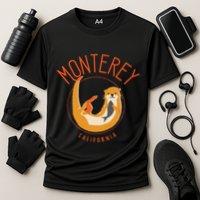 Monterey California Sea Otter Design Cooling Performance Crew T-Shirt