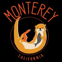 Monterey California Sea Otter Design Cooling Performance Crew T-Shirt