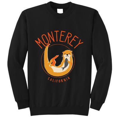 Monterey California Sea Otter Design Sweatshirt