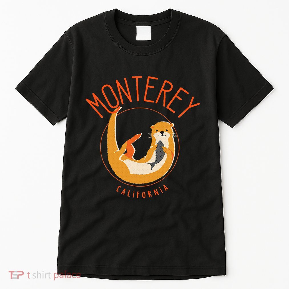 Monterey California Sea Otter Design Tall T-Shirt