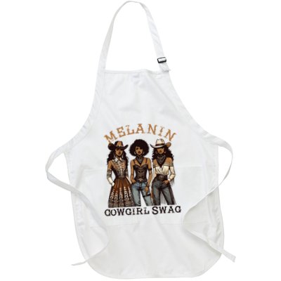 Melanin Cowgirl Swag African American Cowgirl Black History Apron