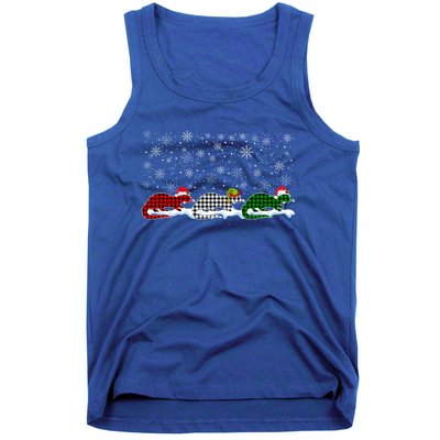 Merry Christmas Santa Xmas Funny Otter Animals Lover Gift Tank Top