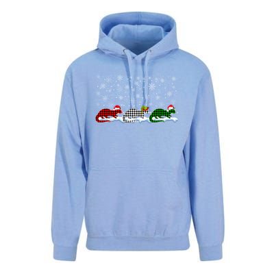 Merry Christmas Santa Xmas Funny Otter Animals Lover Gift Unisex Surf Hoodie