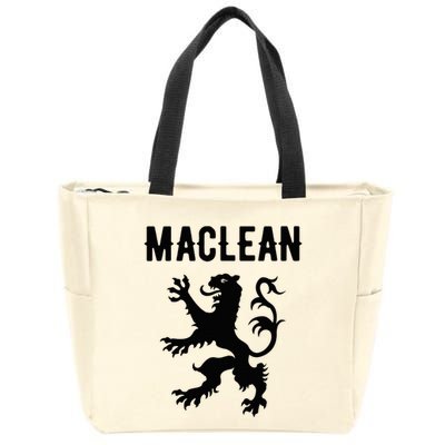 Maclean Clan Scottish Family Name Scotland Heraldry Zip Tote Bag