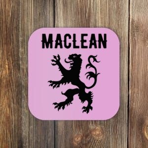 Maclean Clan Scottish Family Name Scotland Heraldry Coaster