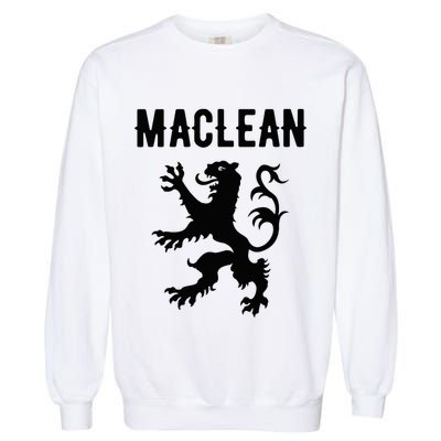Maclean Clan Scottish Family Name Scotland Heraldry Garment-Dyed Sweatshirt