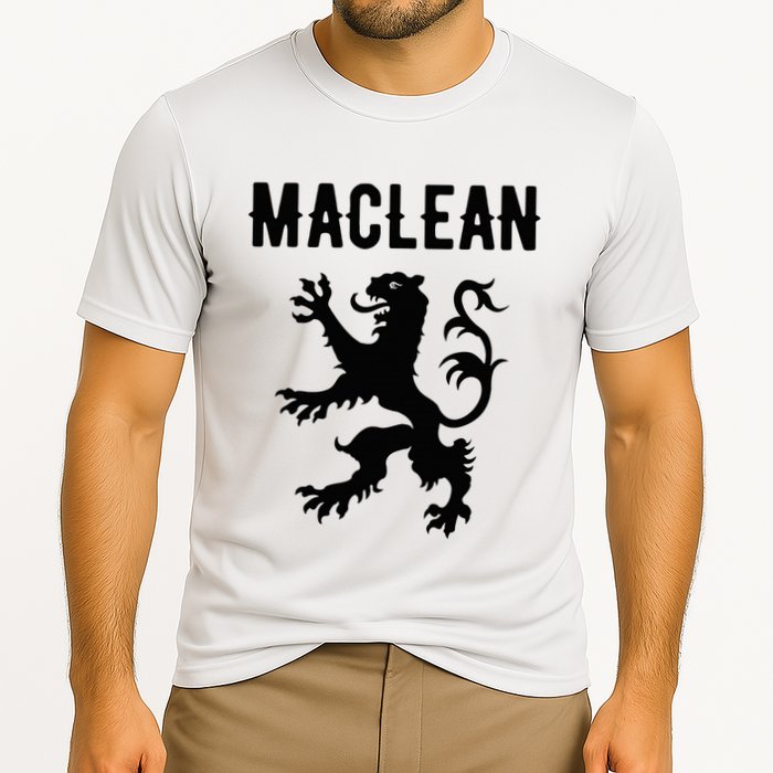 Maclean Clan Scottish Family Name Scotland Heraldry Cooling Performance Crew T-Shirt