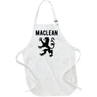 Maclean Clan Scottish Family Name Scotland Heraldry Full-Length Apron With Pockets