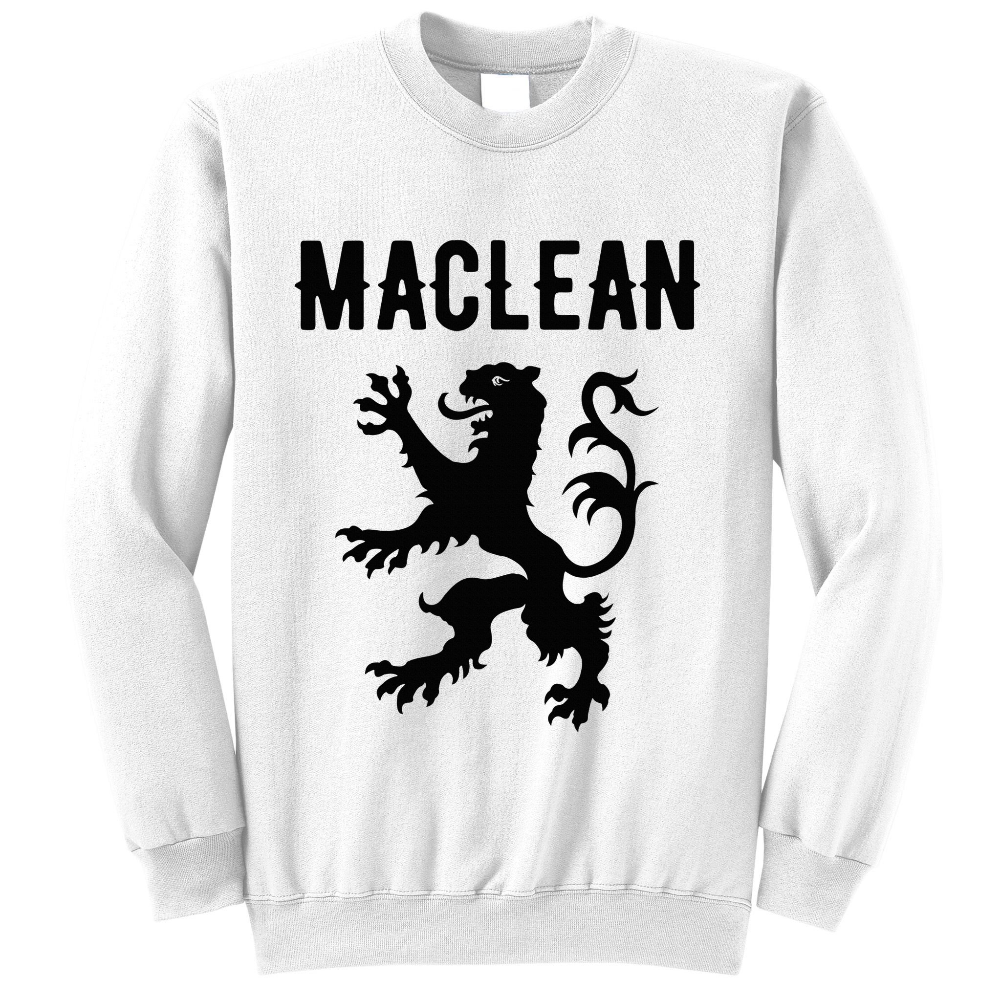 Maclean Clan Scottish Family Name Scotland Heraldry Sweatshirt