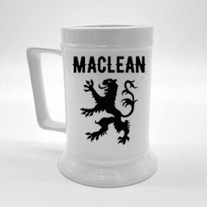 Maclean Clan Scottish Family Name Scotland Heraldry Beer Stein