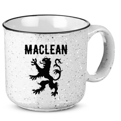 Maclean Clan Scottish Family Name Scotland Heraldry 15oz Campfire Ceramic Mug