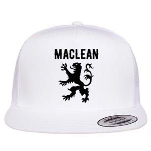 Maclean Clan Scottish Family Name Scotland Heraldry Flat Bill Trucker Hat