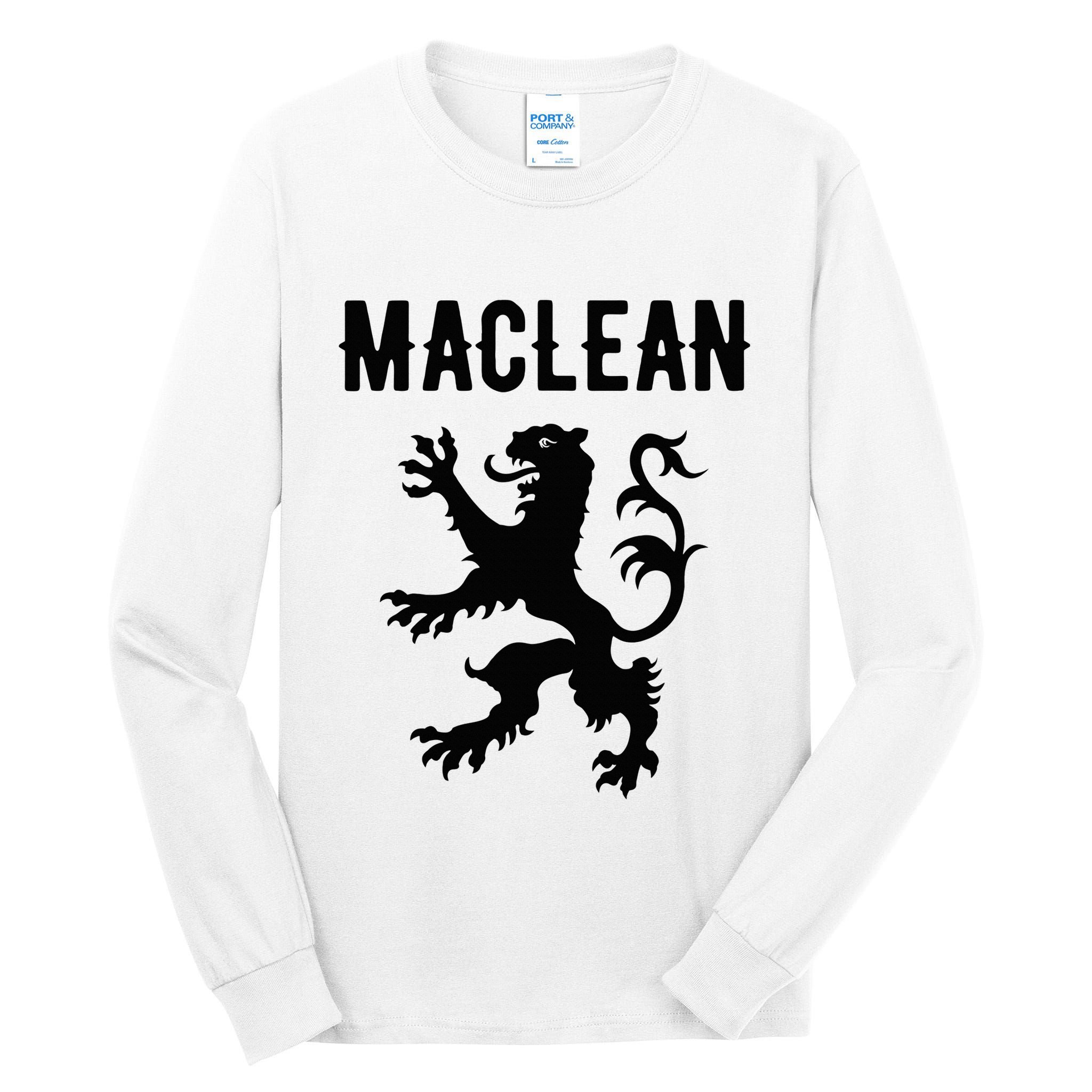 Maclean Clan Scottish Family Name Scotland Heraldry Tall Long Sleeve T-Shirt