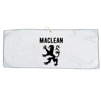 Maclean Clan Scottish Family Name Scotland Heraldry Large Microfiber Waffle Golf Towel