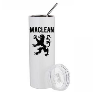 Maclean Clan Scottish Family Name Scotland Heraldry Stainless Steel Tumbler