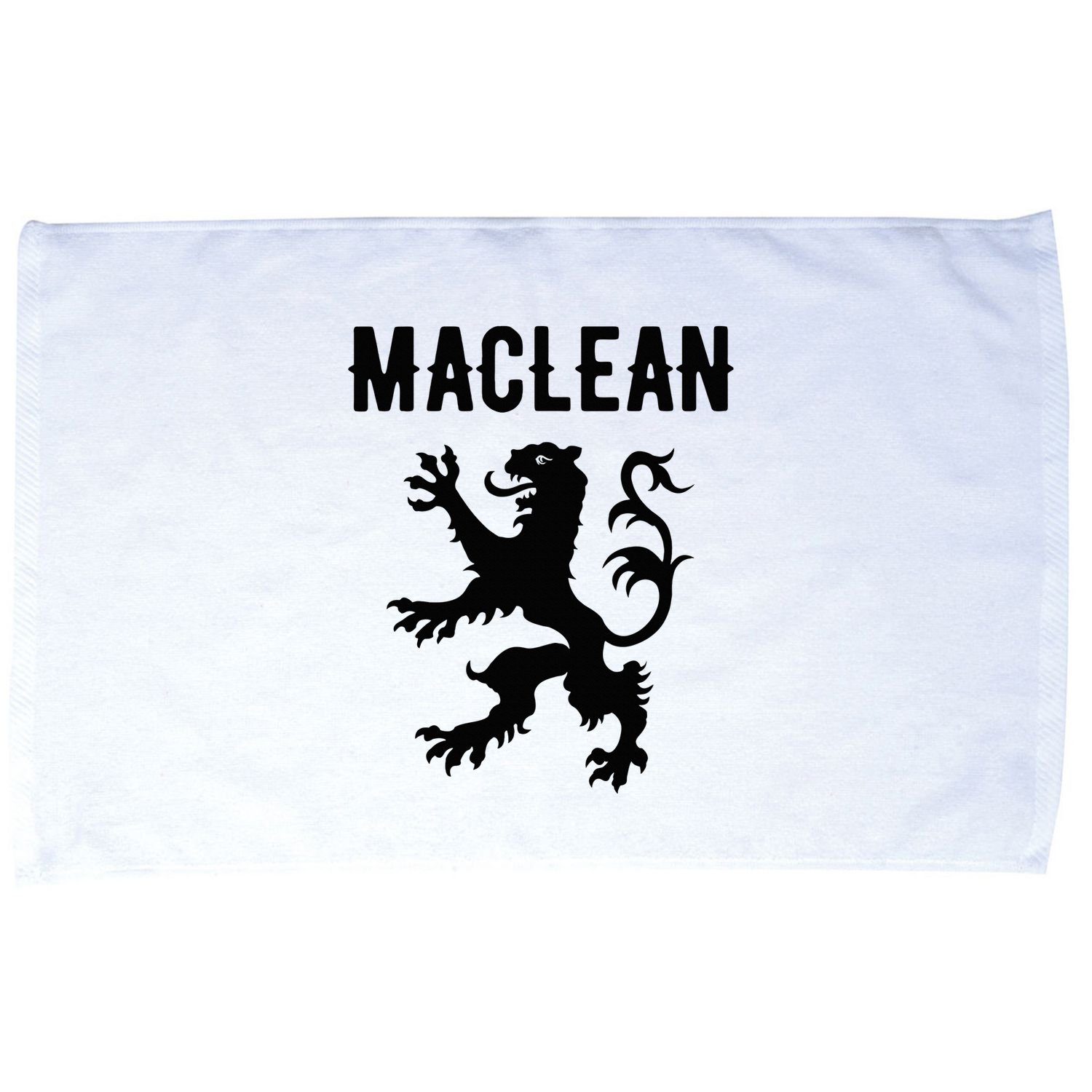 Maclean Clan Scottish Family Name Scotland Heraldry Microfiber Hand Towel