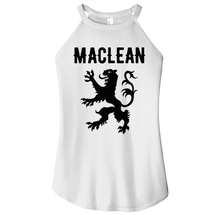 Maclean Clan Scottish Family Name Scotland Heraldry Women's Perfect Tri Rocker Tank