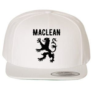 Maclean Clan Scottish Family Name Scotland Heraldry Wool Snapback Cap