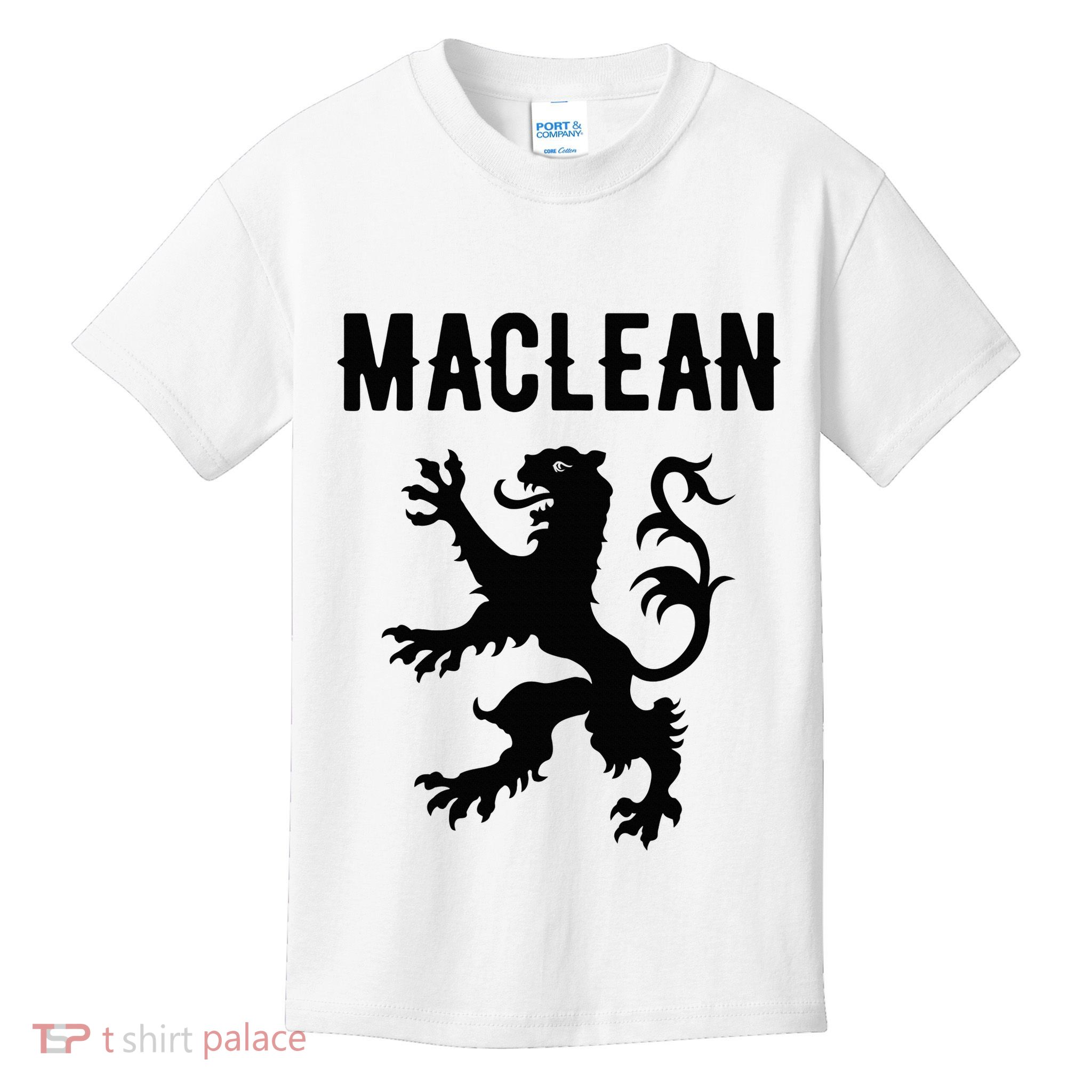 Maclean Clan Scottish Family Name Scotland Heraldry Kids T-Shirt