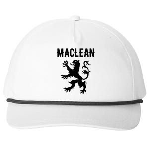 Maclean Clan Scottish Family Name Scotland Heraldry Snapback Five-Panel Rope Hat