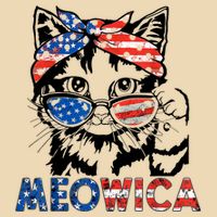 Meowica Cat Sunglasses American Flag 4th Of July Merica Usa Bag