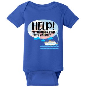 Matching Cruise Ship Family Vacation Trip Travel Relatives Gift Baby Bodysuit