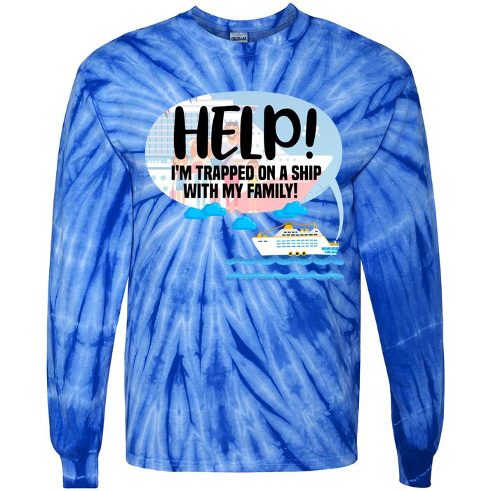 Matching Cruise Ship Family Vacation Trip Travel Relatives Gift Tie-Dye Long Sleeve Shirt