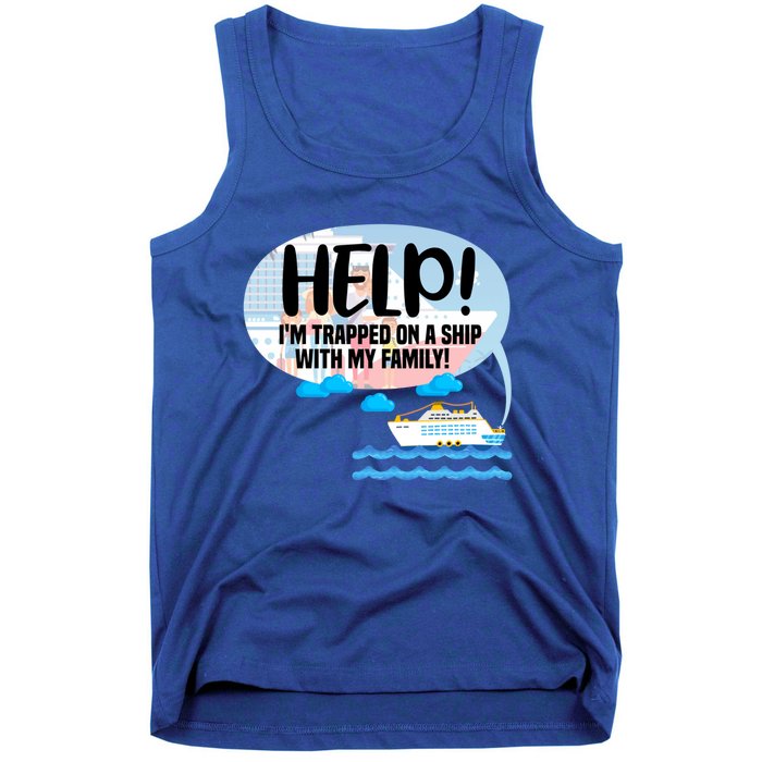 Matching Cruise Ship Family Vacation Trip Travel Relatives Gift Tank Top