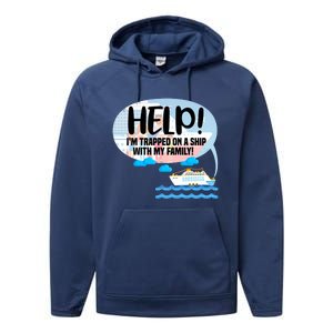 Matching Cruise Ship Family Vacation Trip Travel Relatives Gift Performance Fleece Hoodie