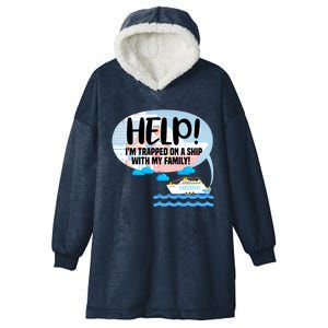 Matching Cruise Ship Family Vacation Trip Travel Relatives Gift Hooded Wearable Blanket