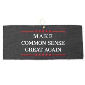 Make Common Sense Great Again Large Microfiber Waffle Golf Towel