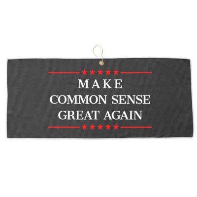 Make Common Sense Great Again Large Microfiber Waffle Golf Towel