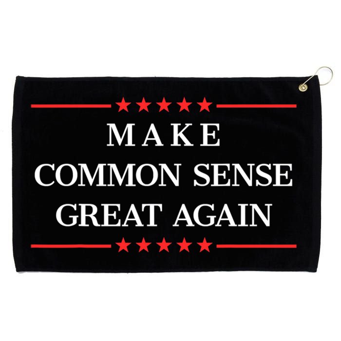 Make Common Sense Great Again Grommeted Golf Towel