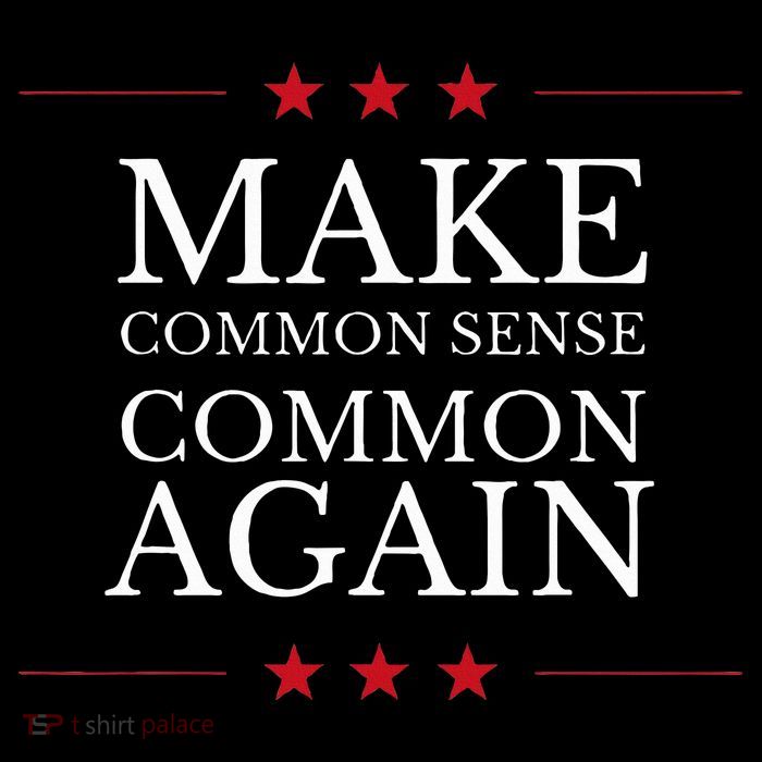 Make Common Sense Common Again 7-Panel Snapback Hat