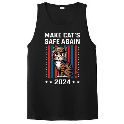 Make Cats Safe Again 2024 Trump Cats Owner PosiCharge Competitor Tank