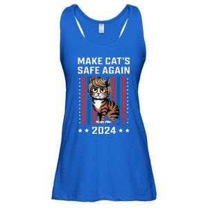 Make Cats Safe Again 2024 Trump Cats Owner Ladies Essential Flowy Tank