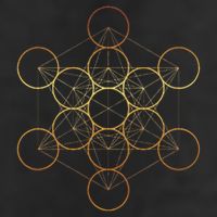 Metatron's Cube, Sacred Geometry Fruit Of Life Cool Comfort Performance Bucket Hat