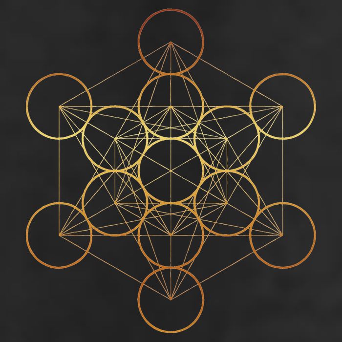 Metatron's Cube, Sacred Geometry Fruit Of Life Cool Comfort Performance Bucket Hat