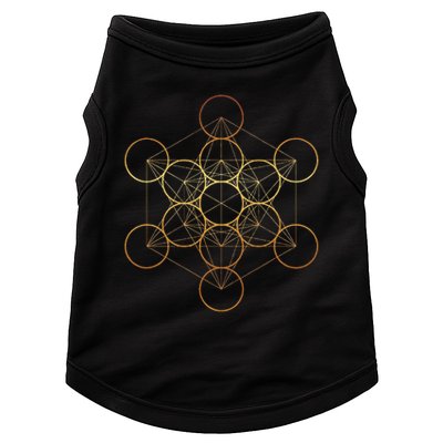 Metatron's Cube, Sacred Geometry Fruit Of Life Doggie Tank