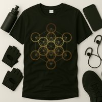 Metatron's Cube, Sacred Geometry Fruit Of Life T-Shirt
