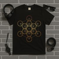 Metatron's Cube, Sacred Geometry Fruit Of Life T-Shirt