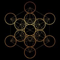 Metatron's Cube, Sacred Geometry Fruit Of Life T-Shirt
