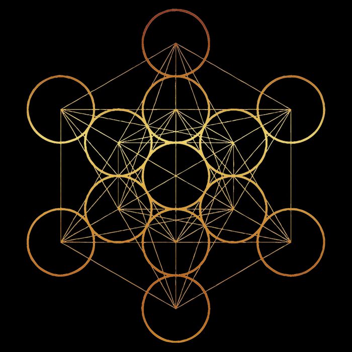 Metatron's Cube, Sacred Geometry Fruit Of Life Impact Tech Backpack
